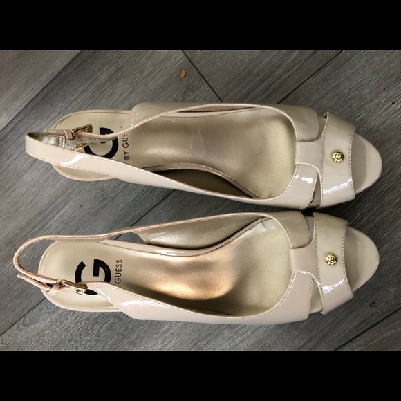 Guess. Gorgeous, nude, stiletto heels - Picture 3 of 5